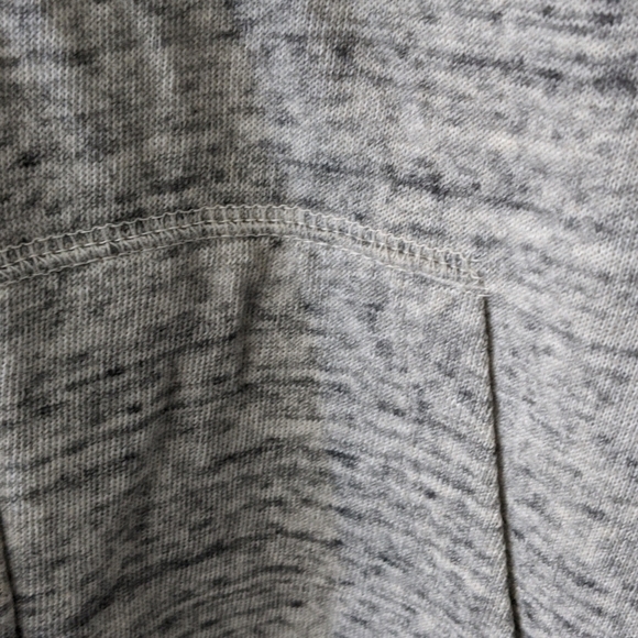 SO I NWT Heather Gray Zippered Lounge Life Hoodie Sweatshirt, L - Picture 6 of 11